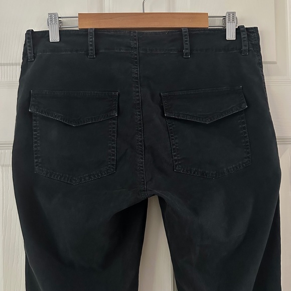 Nili Lotan Cropped Military Jogger Pants Black Women’s Size 8 - Picture 8 of 15